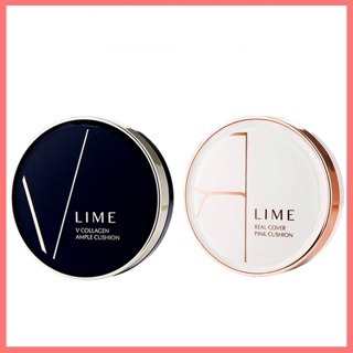 (Hàng nhập khẩu) Phấn nước LIME Real Cover Pink Cushion V Collagen Ample Cushion