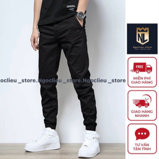 Quần Jogger Kaki nam .Vải co giản nhẹ bo chun lưng thun.Thiết kế đơn giản ,Đi chơi đi làm tập thể thao đều đẹp(hoả tốc).