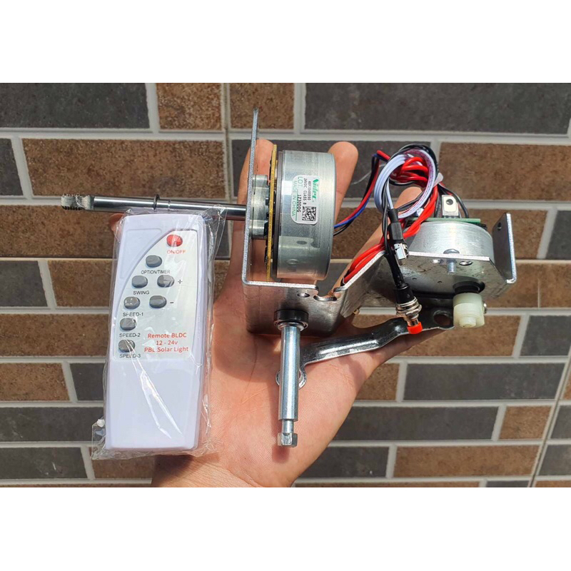 Cụm đầu quạt BLDC - Không chổi than NIDEC 16-24V 30W mới chạy rất êm