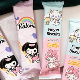 Bánh Que Finger Biscuit Hoạt Hình Sanrio Kuromi/ Melody/ Cinnamonroll (Bán Lẻ 1 Gói)