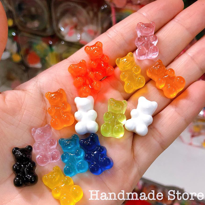 Charm kẹp chip gấu