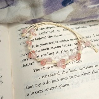 Vòng tay đá thạch anh nhiều màu mix hạt màu tròn Handmade