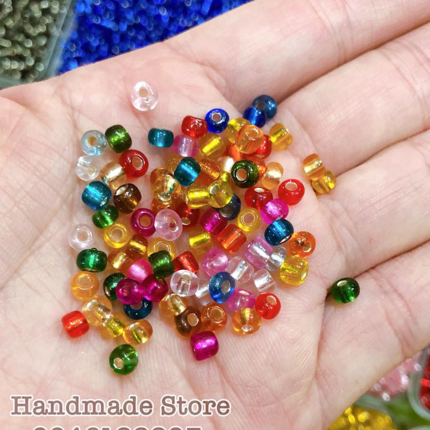 Túi hạt cườm nhiều màu 4mm