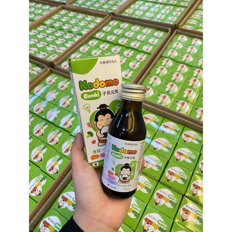 [ Mua 5 tặng 1 hộp] Kodomo Genki - dinh dưỡng học đường Nhật Bản hộp 100ml