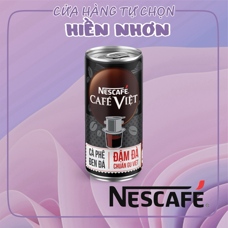 Cà phê đen NesCafé Café Việt 170ml