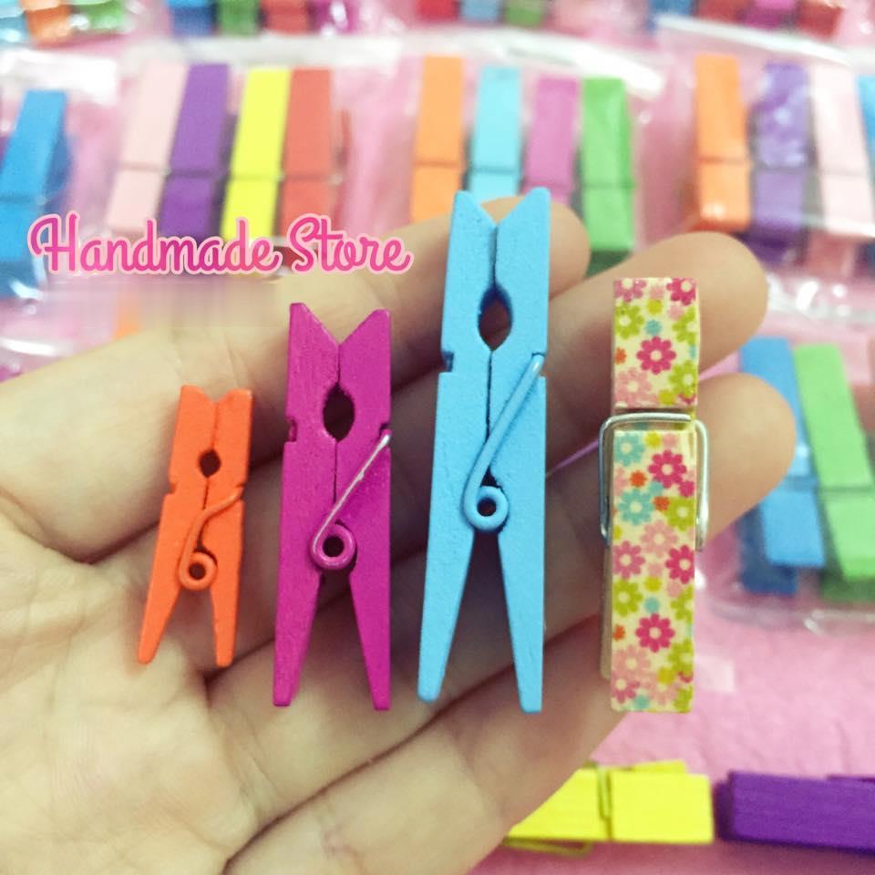 10 Kẹp gỗ 3,5cm