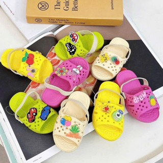 Dép tổ ong quai chun cho bé trai bé gái từ 0-2 tuổi tặng kèm sticker siêu mềm ,siêu nhẹ cực kỳ êm chân