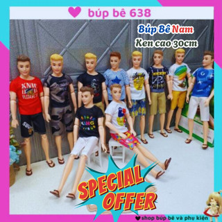 Búp Bê Nam Ken Cao 30cm Kèm Quần Áo Và Dép Giá Tốt