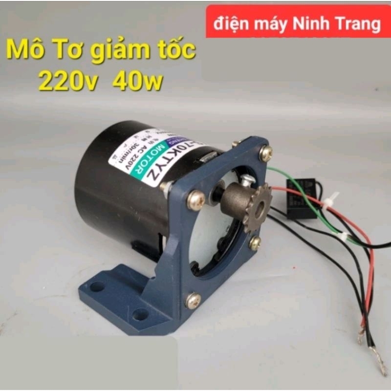 Mô tơ giảm tốc 220V 40w ( 70ktyz )