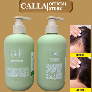 Dầu gội xả dưỡng sinh thuần chay hữu cơ CIEL 500ML * 2 chống rụng kích thích mọc tóc , sạch gàu nấm ngứa kiềm dầu