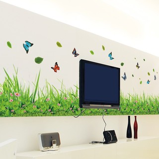 Decal dán tường Vườn hoa xinh xắn (dài 1m3)