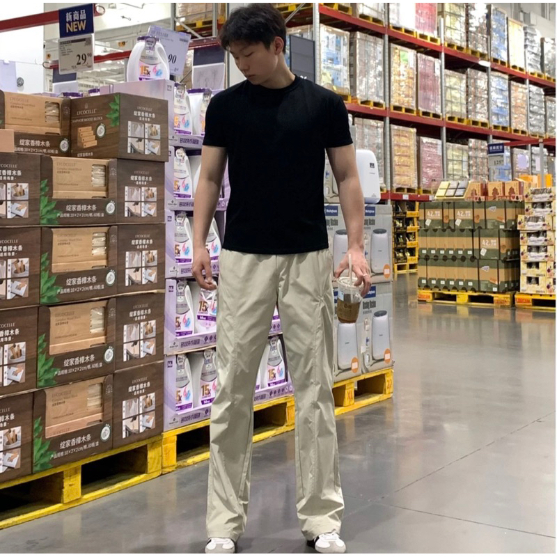  quần kaki dù ống xuông cho nam và nữ 