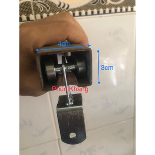 Combo 10 bánh xe mái bạt xếp - U 2 phân - máng 4 phân