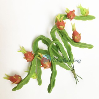 Bụi táo / cam / thanh long đất sét nhật thái mini handmade