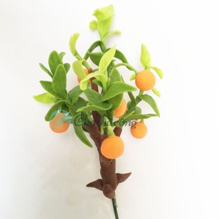 Bụi táo / cam / thanh long đất sét nhật thái mini handmade