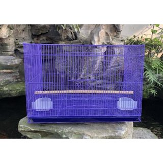Lồng nuôi chim - Lồng Yến Phụng, Sóc, Thỏ cảnh Kích Thước 60cm x 40cm x 40cm Màu tím