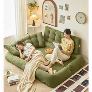  Ghế sofa dành cho người lười Giường sofa có thể ngủ có thể gập lại tatami Phòng ngủ Phòng khách Giường đôi 