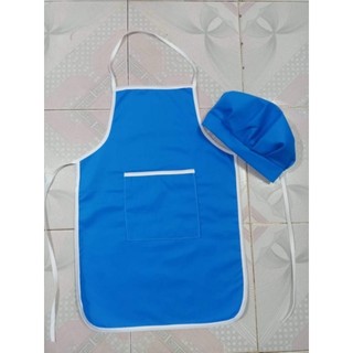 Bộ tạp dề + mũ size tiểu học , cấp 2