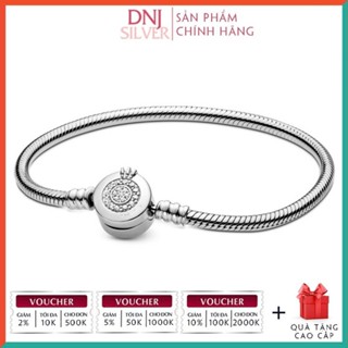 Vòng tay bạc 925 cao cấp - Mẫu vòng charm chữ O, có thể mix thêm hạt charm vào vòng theo ý thích