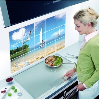 Decal dán tường - dán bếp Cánh buồm
