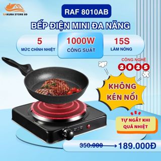 Bếp Điện Mini Đa Năng, Bếp Từ Đơn Thiết Kế Đẹp Công Suất 1000W Không Kén Nồi