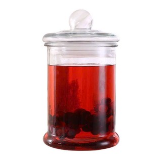 Bình ngâm rượu thủy tinh dáng tròn trụ trơn dung tích 8 lít