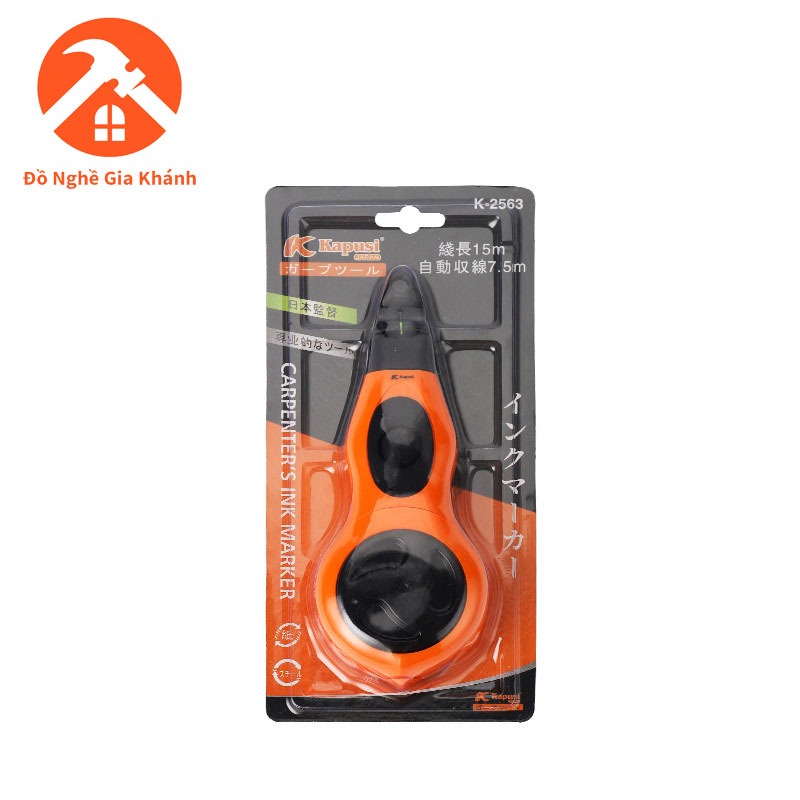 Dụng cụ búng mực tự động dài 15m kapusi chính hãng