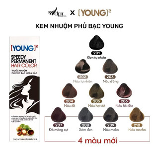 [Có Màu Mới] Nhuộm Phủ Bạc Young Lên Màu Tự Nhiên