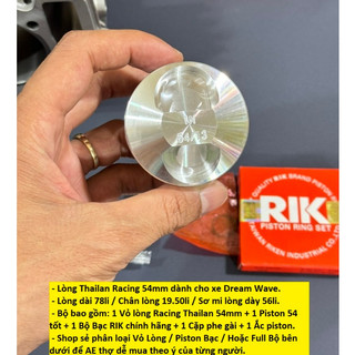 Lòng Racing Thailan 54mm dành cho xe Dream Wave