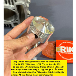 Lòng Racing Thailan 54mm dành cho xe Dream Wave