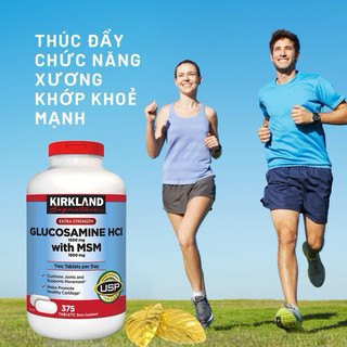 Viên bổ khớp Glucosamine HCL 1500mg With MSM 1500mg , (NH) chai 375 viên