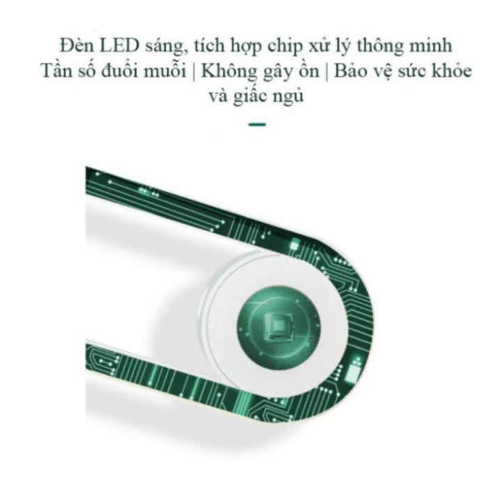 Máy Đuổi Muỗi - Côn Trùng - Thiết bị sử dụng Sóng Siêu Âm - An Toàn cho cả gia đình bạn. Quốc Khánh