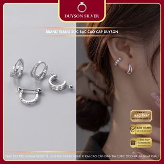 Bông tai bạc nữ chốt vặn cá tính, khuyên tai bạc 925 đeo vành tai Helix (GIÁ BÁN/1 CHIẾC) [KCBX17]