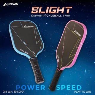 (Hàng Chính Hãng) Vợt Pickleball Kaiwin Slight Carbon T700 14mm Dành Cho Người Mới Chơi và Nâng Cao