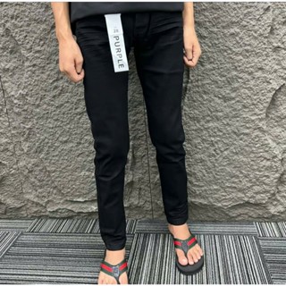 Quần jean purple đen trơn 4 cúc dập nhăn ,quần bò co giãn phong cách thời trang cao cấp