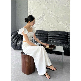 𝗣𝗜𝗗𝗜 𝗧𝗢𝗣 - Áo Bèo Nhún Linen Cao Cấp ( ảnh chính chủ )