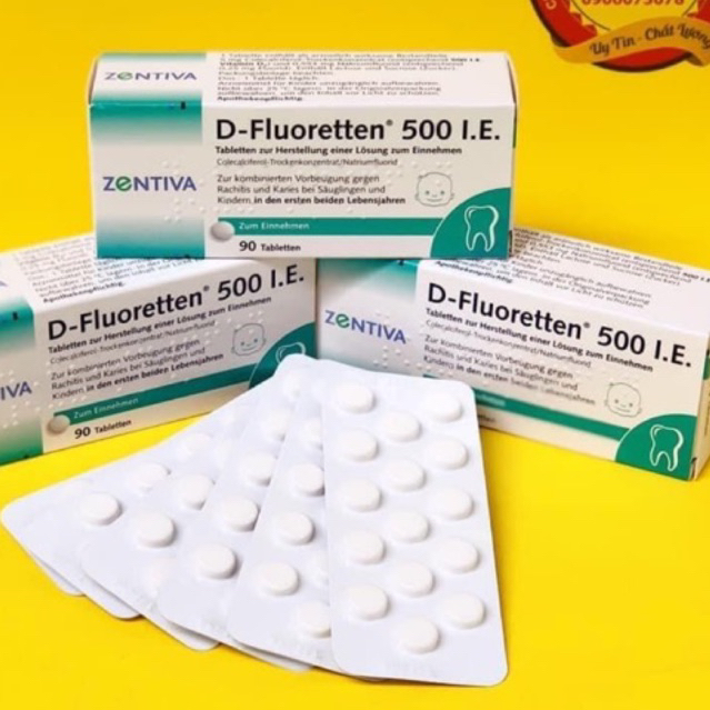 Vitamin D3 Đức Fluor 90v hàng chuẩn hãng