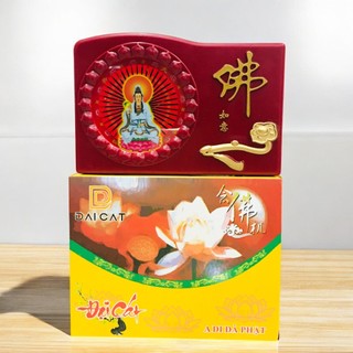 Máy tụng kinh địa tạng, máy niệm phật 20 bài hát ghim điện trực tiếp hình Quan Thế Âm ngự Hoa Sen