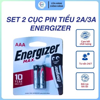 Pin tiểu 2A/3A Energizer Siêu Bền Set 2 Cục Pin Cao Cấp Thiết Kế Hiện Đại Nhỏ Gọn