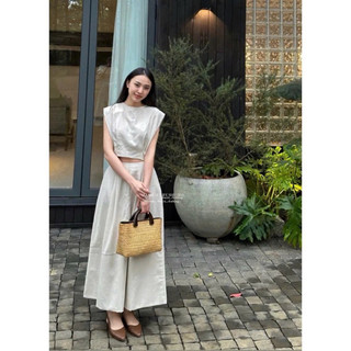 𝐋𝐢𝐚𝐦 𝐒𝐞𝐭 - Set Áo Và Chân Váy Linen ( ảnh chính chủ )