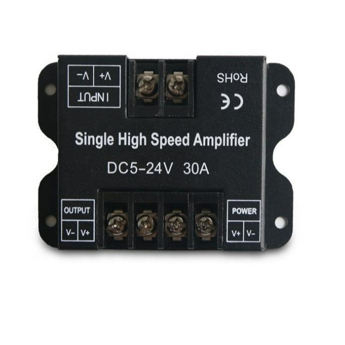 Bộ khuếch đại cảm biến cho LED dây 5V-24V , max 30A, tăng công suất cho các loại cảm biến cho LED dâ