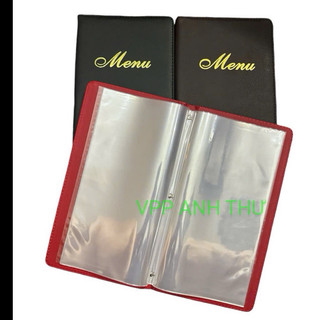 CUỐN MENU - QUYỂN MENU - BÌA MENU DA CAO CẤP (16*29CM)