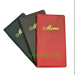 CUỐN MENU - QUYỂN MENU - BÌA MENU DA CAO CẤP (16*29CM)