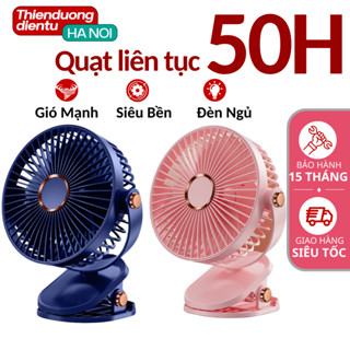 [Quạt 50 Giờ Liên Tục] Quạt mini để bàn siêu bền, quạt tích điện F06 22000mAh 50 giờ liên tục, Sạc Type C + Có đèn