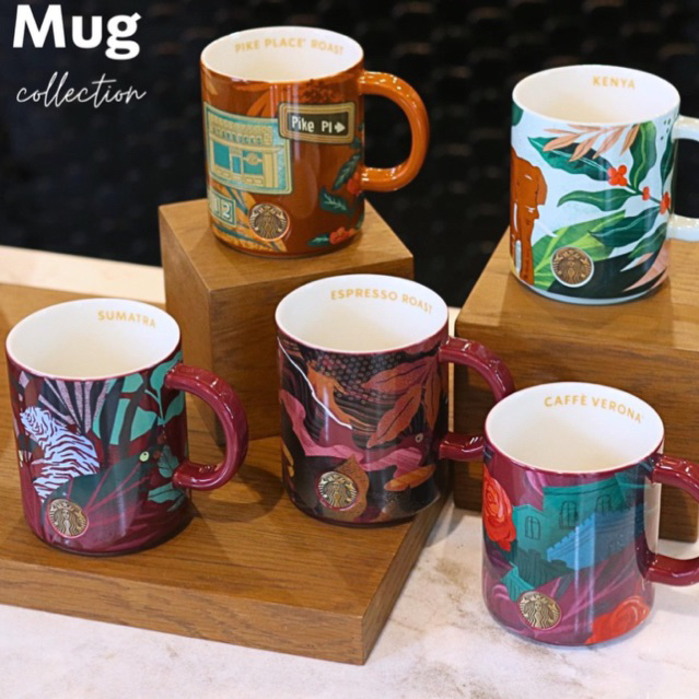 (Coffee Mug Collection) Cốc sứ Starbucks Coffee Whole Bean