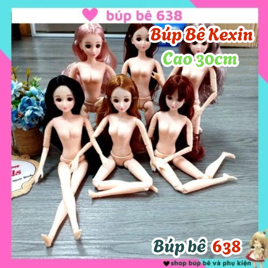 Búp Bê Kexin 23 Khớp Cao 30cm Có Khớp Cổ Chân Và Khớp Đùi Xoay,Không Kèm đồ ,Tặng kèm Giày 