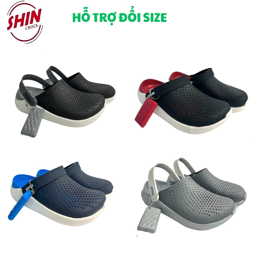 Sục Cross Literide Dép Bít Đầu Basic, Sục Literide Dép Sục Bánh Mì Unisex Thời Trang Không Thấm Nước Êm Ái [ SỤC LÍT ]