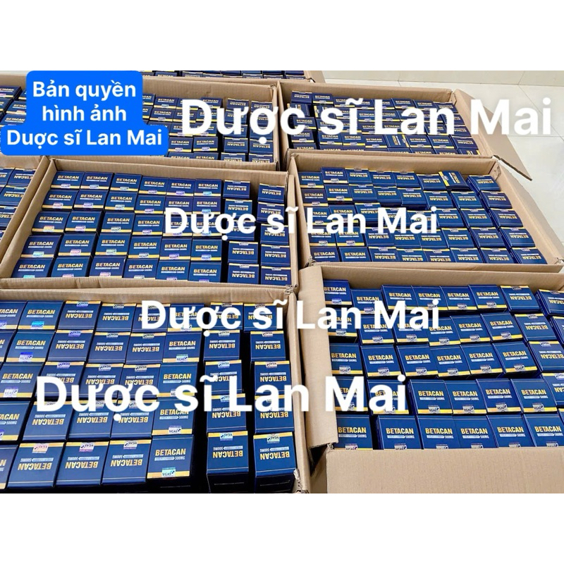 Betacan 500mg hỗ trợ đào thải HPV, Tăng cường miễn dịch siêu mạnh (CÓ CHE TÊN SẢN PHẨM)