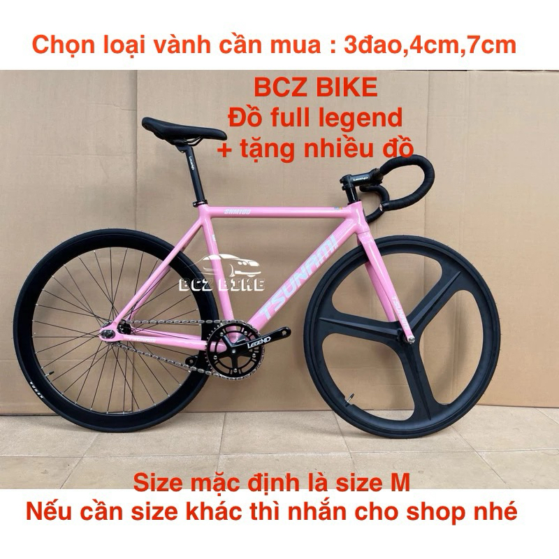 xe đạp thể thao fixed gear Tsunami snm100 ( Hàng chính hãng )