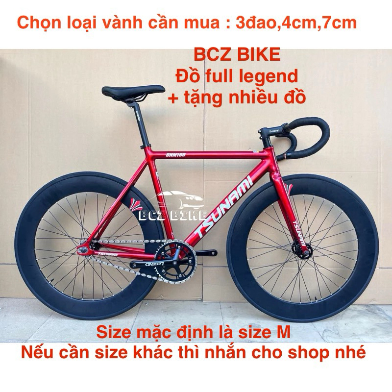 fixed gear Tsunami snm100 chính hãng : real xe đạp thể thao Tsunami